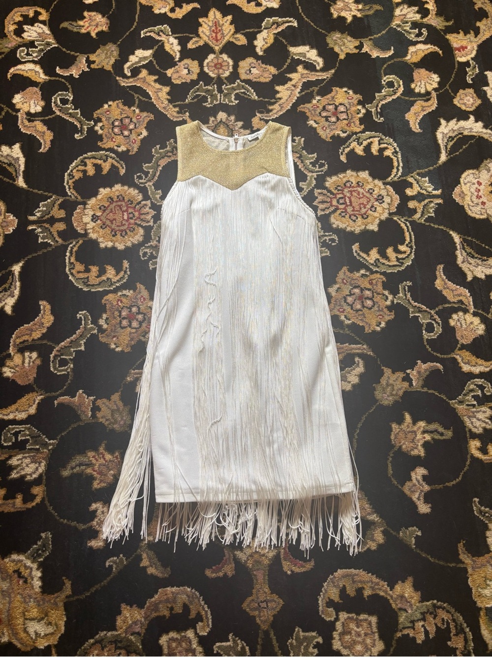 Charlotte, Bruce, small fringe dress!